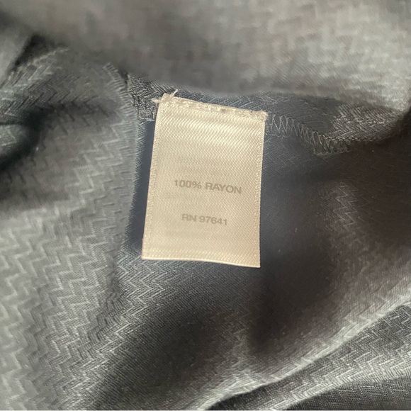 J Jill Black Paisley Print Lightweight Tunic Tank Boho Festival Size XS petite‎ - Picture 8 of 10